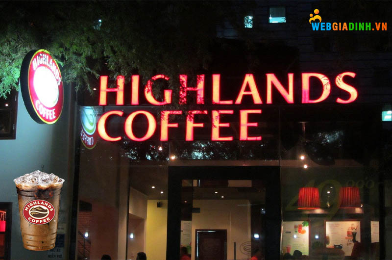 thương hiệu cà phê nổi tiếng Highlands Coffee