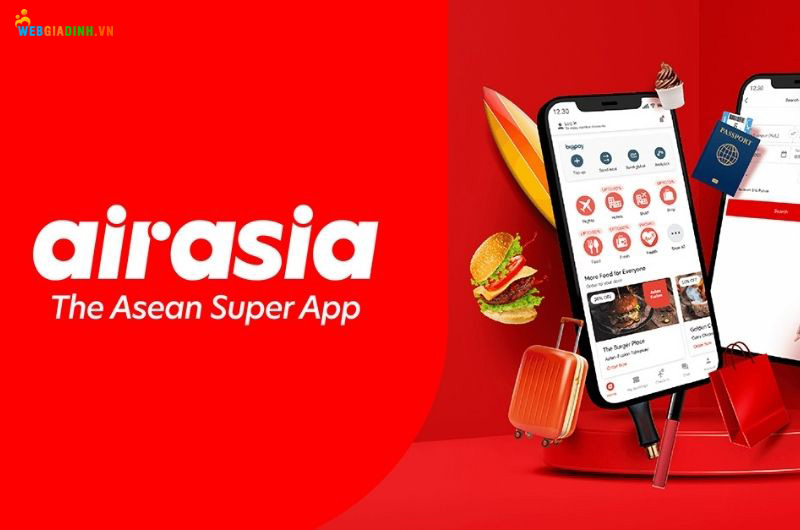Ứng dụng đặt phòng và vé Airasia